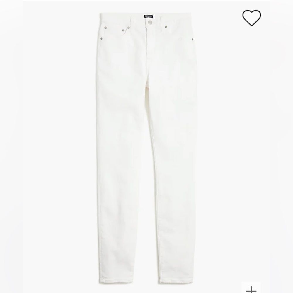 J. Crew Curvy 10" high-rise skinny jean in signature stretch